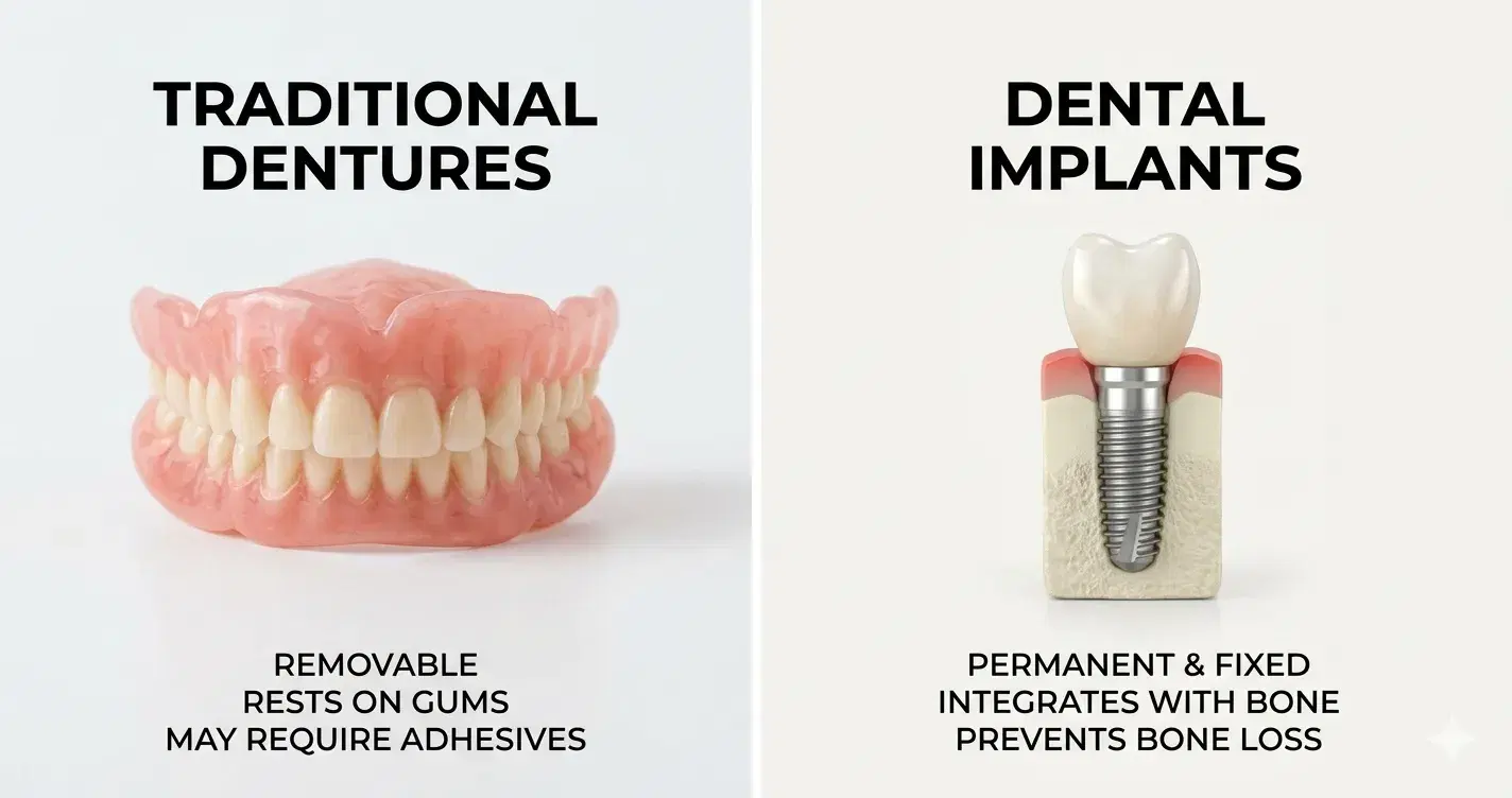Dental Implants vs. Dentures: Which Is the Better Choice for You?